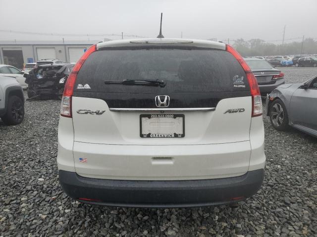 5J6RM4H75EL036593 - 2014 HONDA CR-V EXL WHITE photo 6