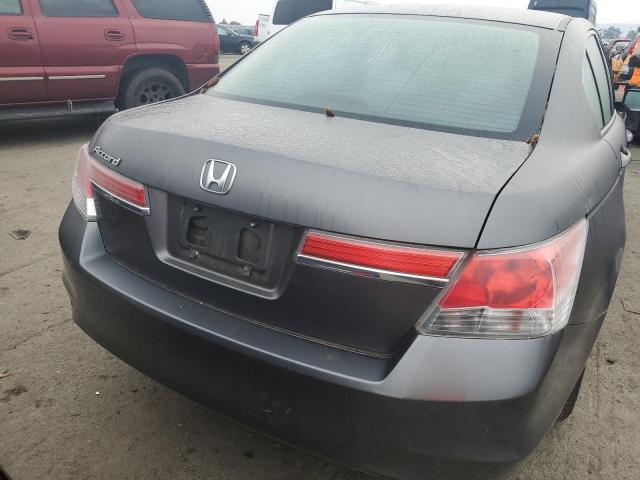 1HGCP2F38CA204244 - 2012 HONDA ACCORD LX GRAY photo 6