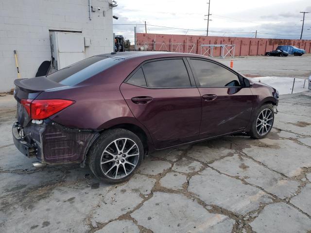 5YFBURHE0HP612119 - 2017 TOYOTA COROLLA L PURPLE photo 3