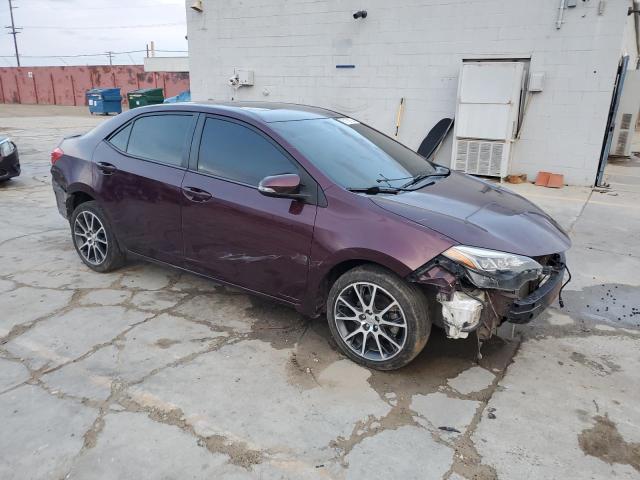 5YFBURHE0HP612119 - 2017 TOYOTA COROLLA L PURPLE photo 4