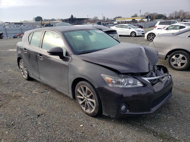 JTHKD5BH5B2018657 - 2011 LEXUS CT 200 MAROON photo 4