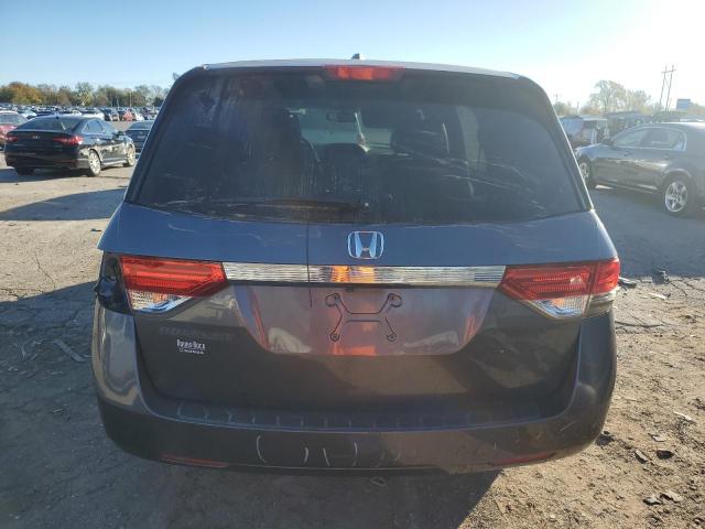 5FNRL5H60FB100159 - 2015 HONDA ODYSSEY EXL GRAY photo 6