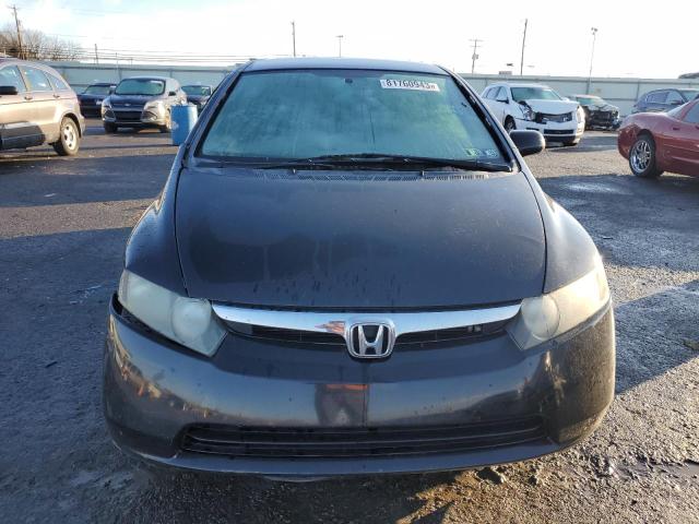 2HGFA16548H340339 - 2008 HONDA CIVIC LX BLACK photo 5