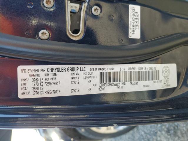 1C6RR6LG0ES258627 - 2014 RAM 1500 SLT BLUE photo 12