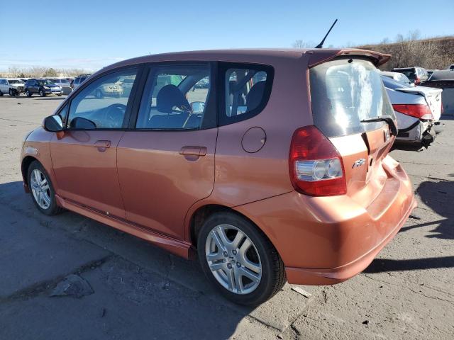 JHMGD37627S065279 - 2007 HONDA FIT S 橙色 照片 2