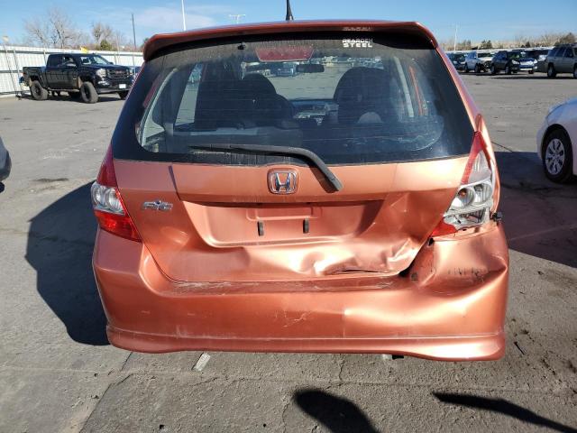 JHMGD37627S065279 - 2007 HONDA FIT S 橙色 照片 6