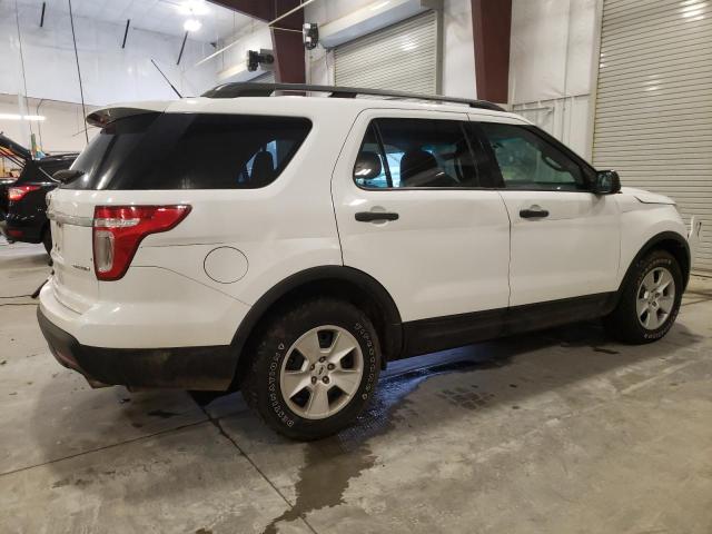 1FM5K7B82EGA16187 - 2014 FORD EXPLORER WHITE photo 3