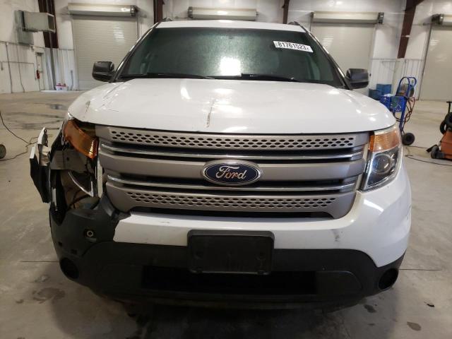 1FM5K7B82EGA16187 - 2014 FORD EXPLORER WHITE photo 5