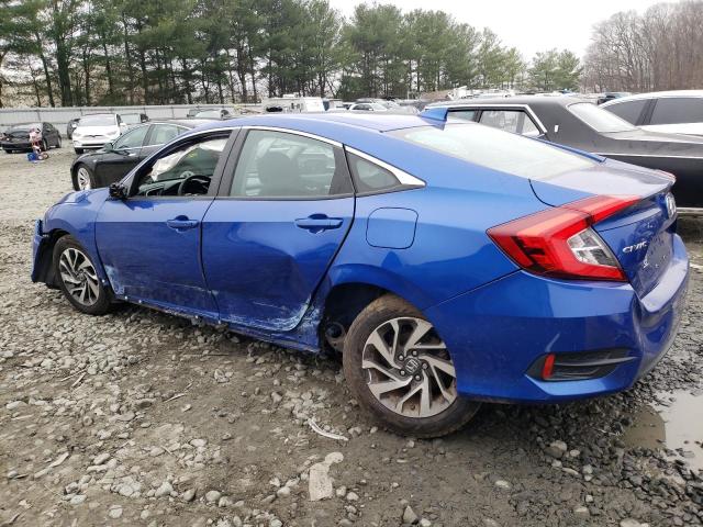 2HGFC2F73JH561650 - 2018 HONDA CIVIC EX BLUE photo 2