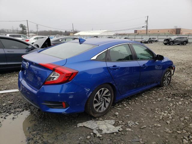 2HGFC2F73JH561650 - 2018 HONDA CIVIC EX BLUE photo 3