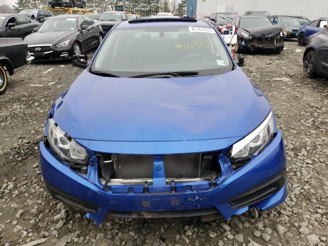 2HGFC2F73JH561650 - 2018 HONDA CIVIC EX BLUE photo 5