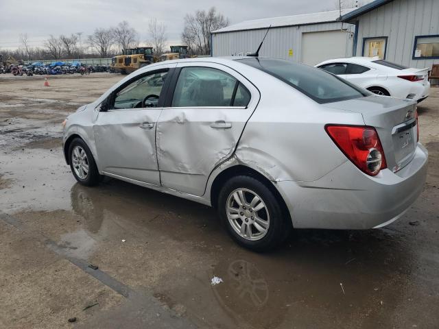 1G1JC5SB2D4104911 - 2013 CHEVROLET SONIC LT SILVER photo 2