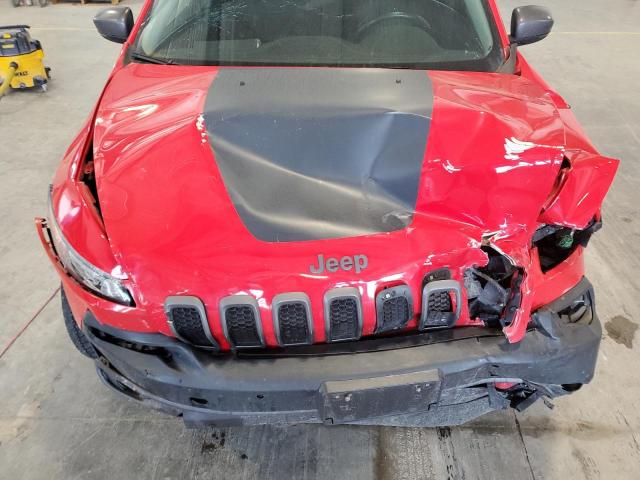 1C4PJMBX4JD597242 - 2018 JEEP CHEROKEE TRAILHAWK RED photo 12