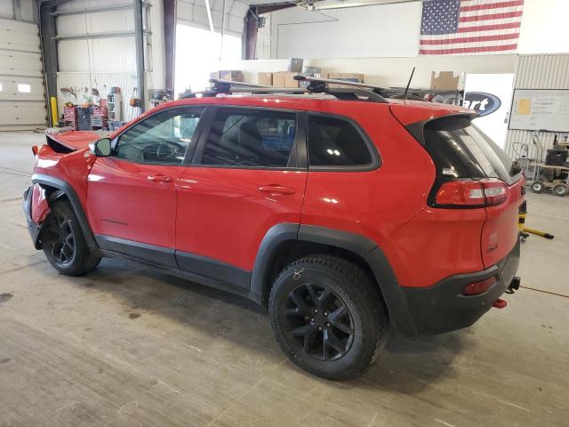 1C4PJMBX4JD597242 - 2018 JEEP CHEROKEE TRAILHAWK RED photo 2