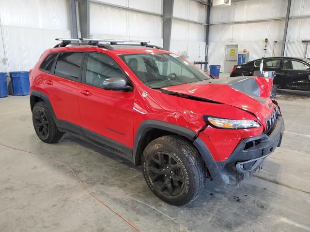 1C4PJMBX4JD597242 - 2018 JEEP CHEROKEE TRAILHAWK RED photo 4
