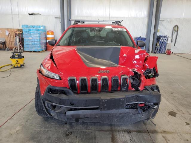 1C4PJMBX4JD597242 - 2018 JEEP CHEROKEE TRAILHAWK RED photo 5