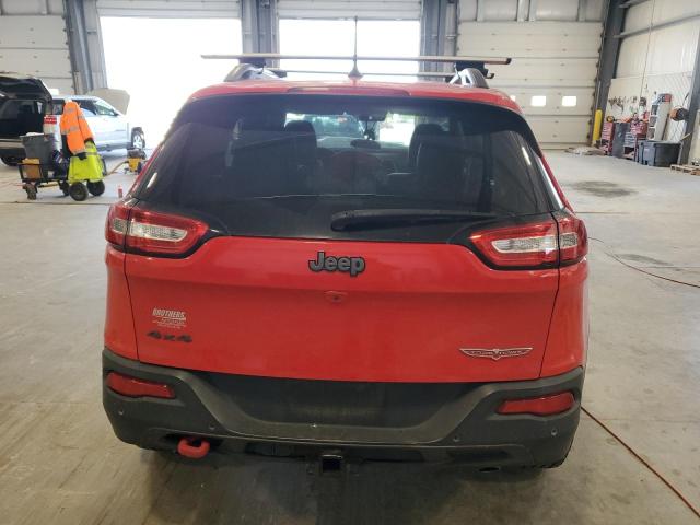 1C4PJMBX4JD597242 - 2018 JEEP CHEROKEE TRAILHAWK RED photo 6