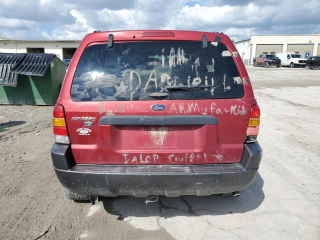 1FMYU93163KA05465 - 2003 FORD ESCAPE XLT RED photo 6