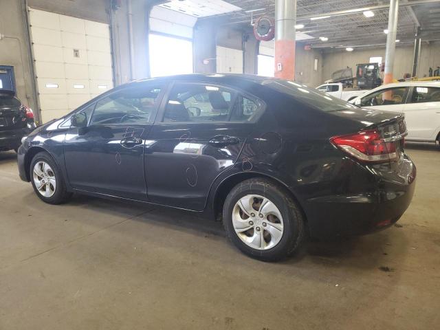 19XFB2F50FE266721 - 2015 HONDA CIVIC LX BLACK photo 2