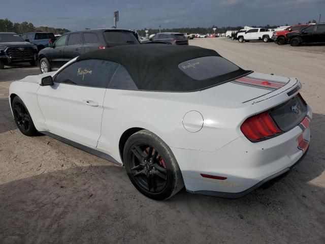 1FATP8UH3L5113199 - 2020 FORD MUSTANG WHITE photo 2