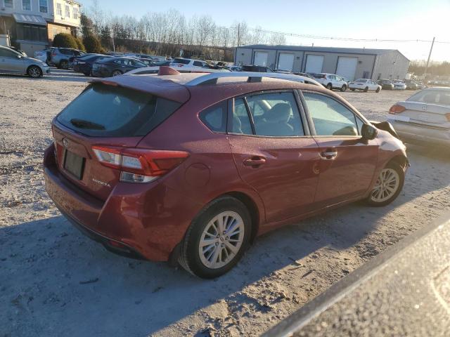 4S3GTAD64J3712053 - 2018 SUBARU IMPREZA PREMIUM PLUS RED photo 3