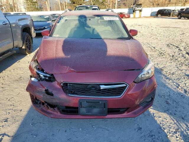 4S3GTAD64J3712053 - 2018 SUBARU IMPREZA PREMIUM PLUS RED photo 5