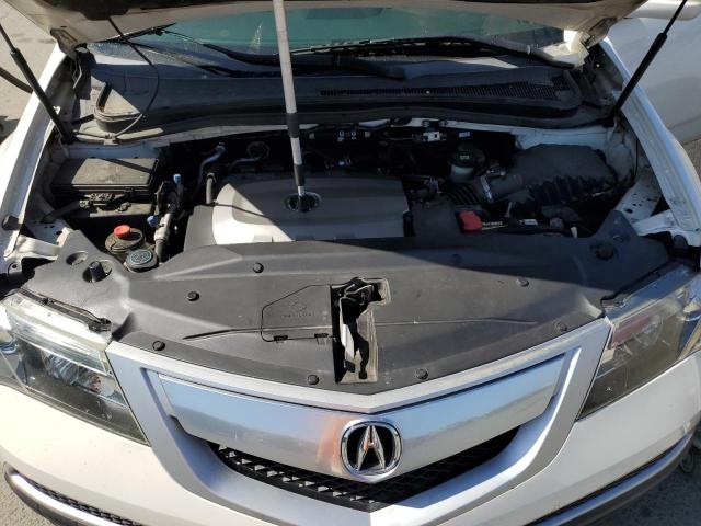 2HNYD2H65BH533983 - 2011 ACURA MDX TECHNOLOGY WHITE photo 12