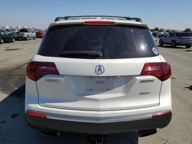 2HNYD2H65BH533983 - 2011 ACURA MDX TECHNOLOGY WHITE photo 6