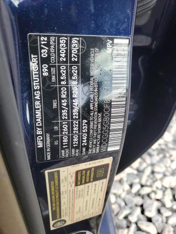 WDCGG5GB0CF889148 - 2012 MERCEDES-BENZ GLK 350 蓝色 照片 13