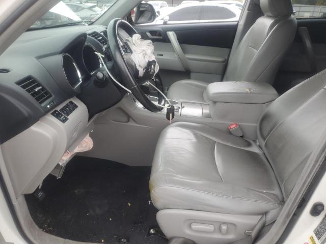 5TDZK3EH2CS065578 - 2012 TOYOTA HIGHLANDER BASE Blanc photo 7
