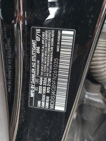 WDDSJ4GB9FN261035 - 2015 MERCEDES-BENZ CLA 250 4MATIC BLACK photo 12