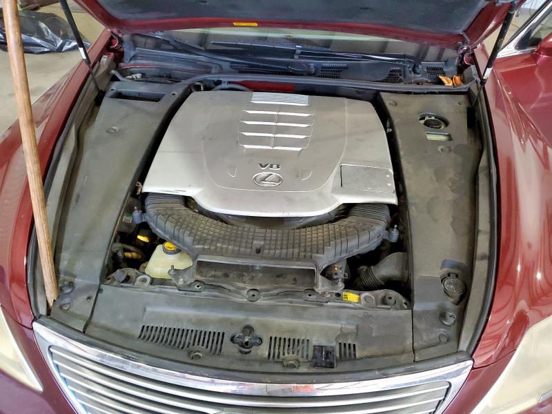 JTHBL46F575046728 - 2007 LEXUS LS 460 BURGUNDY photo 11