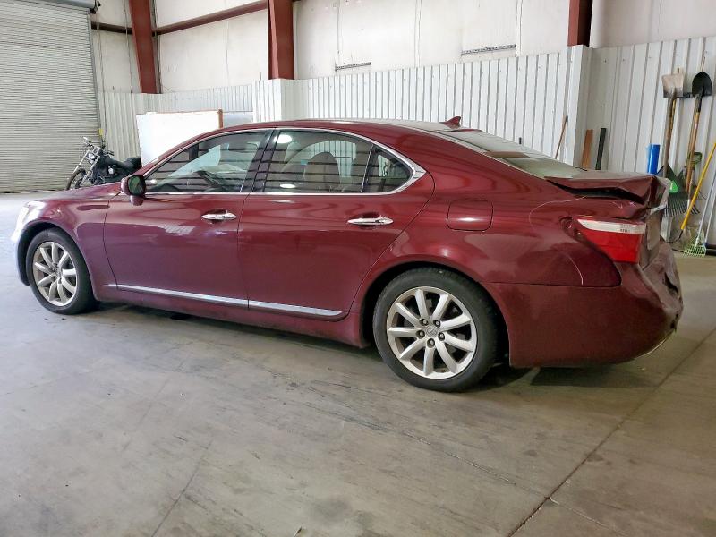 JTHBL46F575046728 - 2007 LEXUS LS 460 BURGUNDY photo 2