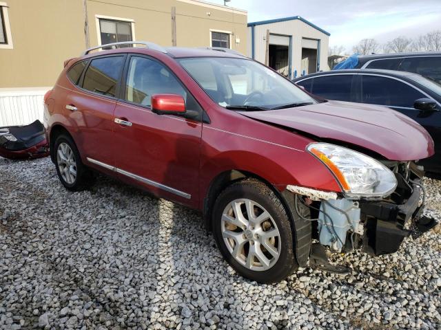 JN8AS5MT3DW001019 - 2013 NISSAN ROGUE S MAROON photo 4