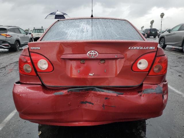 1NXBR32E97Z839507 - 2007 TOYOTA COROLLA CE RED photo 6