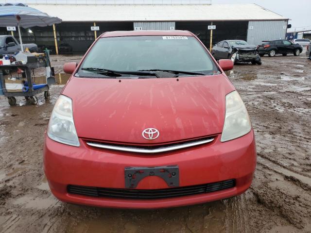 JTDKB20U087719379 - 2008 TOYOTA PRIUS RED photo 5