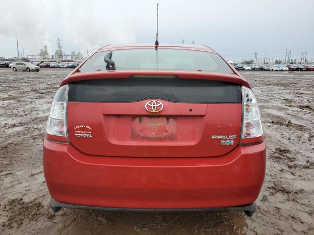 JTDKB20U087719379 - 2008 TOYOTA PRIUS RED photo 6