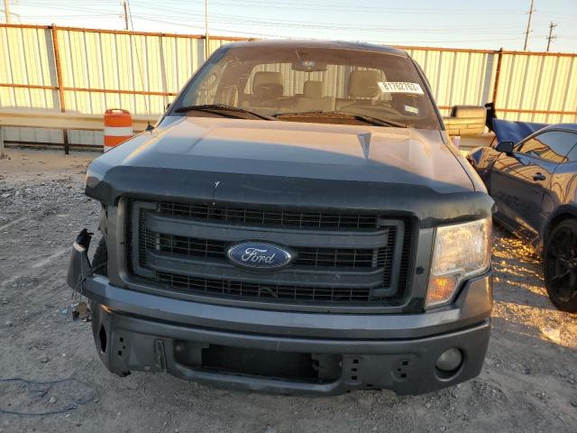 1FTMF1CF0DFD82054 - 2013 FORD F150 GRAY photo 5