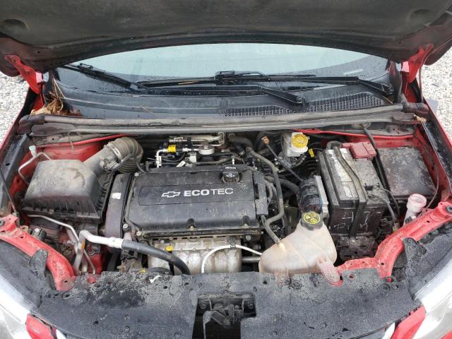 1G1JB5SH0J4122827 - 2018 CHEVROLET SONIC LS 红色 照片 11