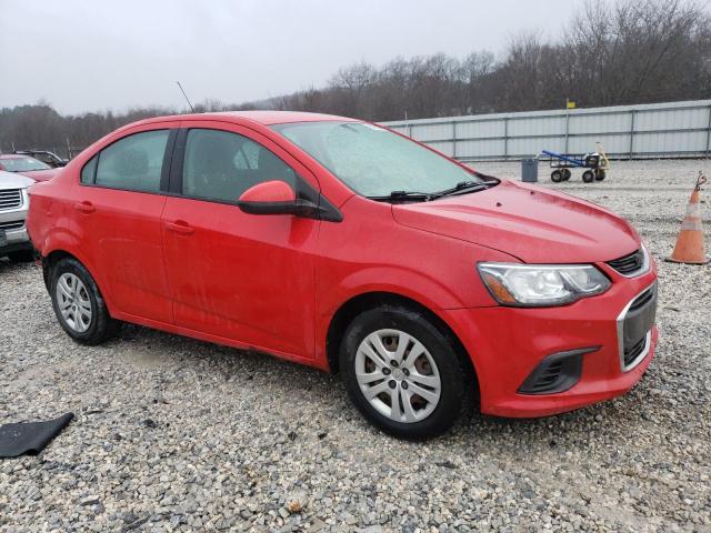 1G1JB5SH0J4122827 - 2018 CHEVROLET SONIC LS RED photo 4