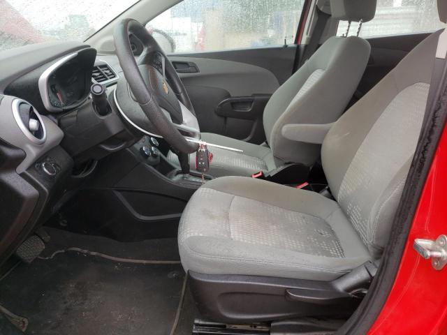 1G1JB5SH0J4122827 - 2018 CHEVROLET SONIC LS RED photo 7