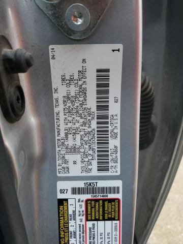 5TFUW5F11EX384236 - 2014 TOYOTA TUNDRA DOUBLE CAB SR/SR5 GRAY photo 12