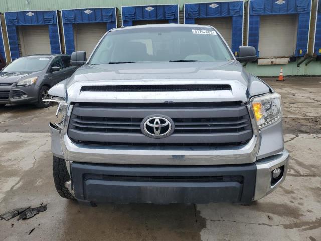 5TFUW5F11EX384236 - 2014 TOYOTA TUNDRA DOUBLE CAB SR/SR5 GRAY photo 5