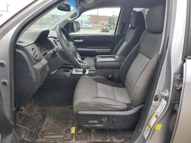 5TFUW5F11EX384236 - 2014 TOYOTA TUNDRA DOUBLE CAB SR/SR5 GRAY photo 7