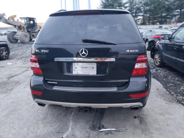4JGBB8GB6BA717438 - 2011 MERCEDES-BENZ ML 350 4MATIC BLACK photo 6