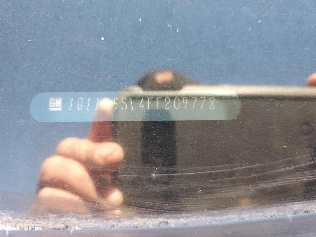 1G11F5SL4FF209778 - 2015 CHEVROLET MALIBU LTZ Сұр фото 12