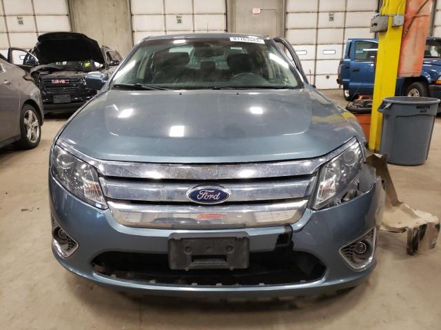 3FAHP0JA3BR184655 - 2011 FORD FUSION SEL BLUE photo 5