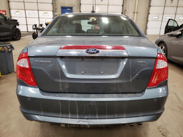 3FAHP0JA3BR184655 - 2011 FORD FUSION SEL BLUE photo 6