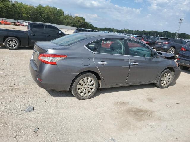 3N1AB7AP5FY235613 - 2015 NISSAN SENTRA S GRAY photo 3