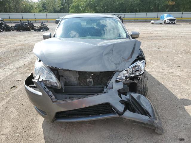 3N1AB7AP5FY235613 - 2015 NISSAN SENTRA S GRAY photo 5